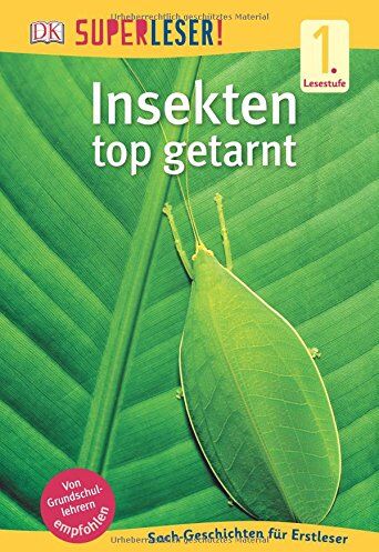 SUPERLESER! Insekten, top getarnt: 1. Lesestufe Sach-Geschichten für Leseanfänger - Preis vom 10.10.2026 11:48:34 h