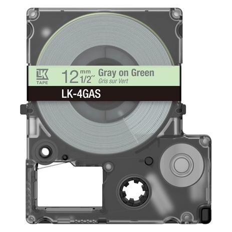 Epson Soft Green/Gray 12mm LK-4GAS (1.20 cm) (C53S672105)