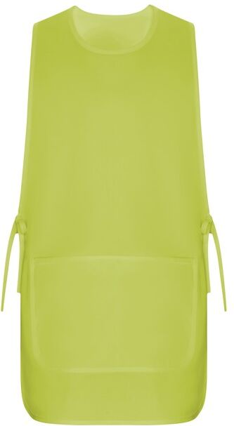 Tablier à bavette personnalisable en sergé polyester coton Arzak Pistache UNIQUE