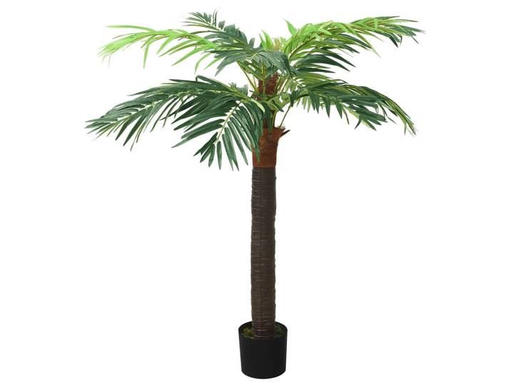vidaXL Künstliche Palme Phönix Mit Topf 190 Cm Grün, Kunststoff, 190 cm, Dekoration, Blumen & Blumentöpfe, Kunstpflanzen
