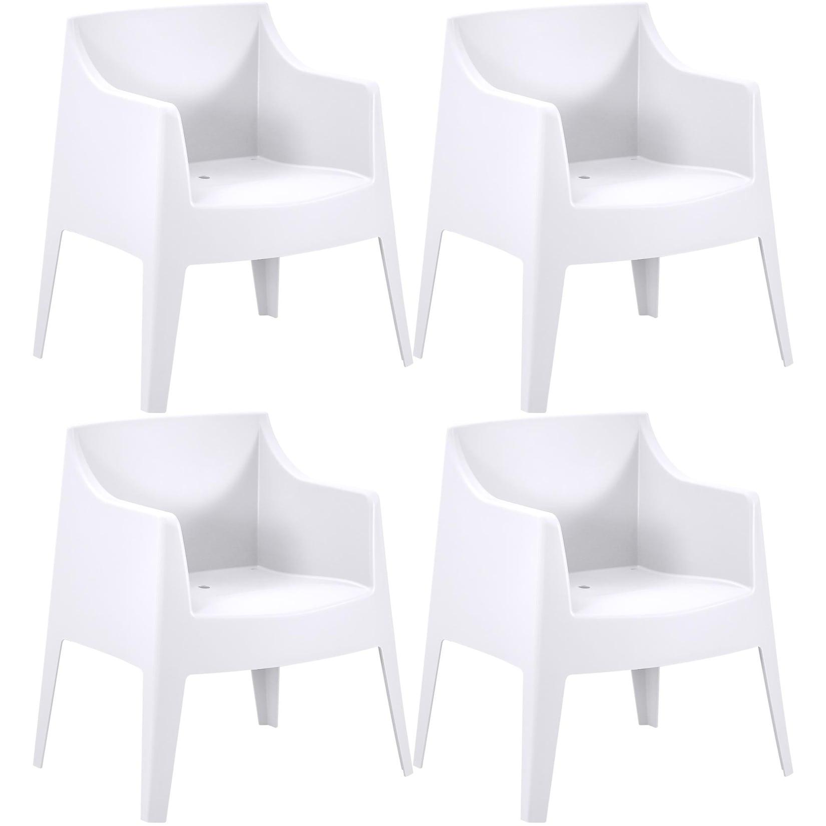 CLP 4er Set Stühle Bartal Farbe: weiß