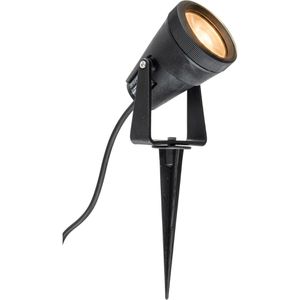 SLV Gartenstrahler Samrina, mit GU10-Fassung, 230V, mit Erdspieß, IP65 wasserdicht
