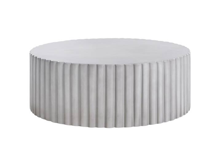 COUCHTISCH 117/117 cm Grau Pozza