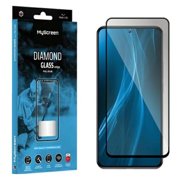 MyScreen Protector MS Diamond Glass Edge FG Tecno Spark 10/ 10C/Spark Go 2023 czarny/black Full Glue (Tecno Spark Go 2023) (MD8106TG DEFG BLACK)