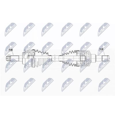 Nty Antriebswelle [Hersteller-Nr. NPW-SU-019] für Fiat, Suzuki