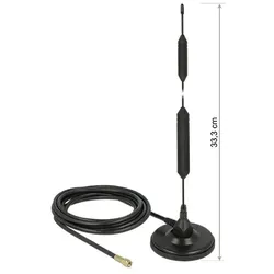DeLOCK 12418 Netzwerk-Antenne Omnidirektionale Antenne SMA 5 dBi