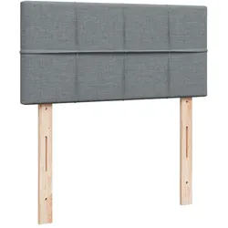 vidaXL, Boxspringbett, Lalunas (Block mit Quadraten) (90 x 190 cm)