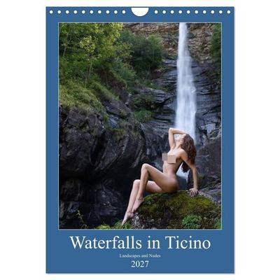 Waterfalls in Ticino (Wall Calendar 2027 DIN A4 portrait), CALVENDO 12 Month Wall Calendar