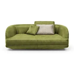 Segmüller Werkstätten Sofa Miu04 Stoff Grün