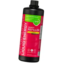 SQUEEZY Energiegel Liquid Energy Refiller Lemon + Caffeine Booster | 1
