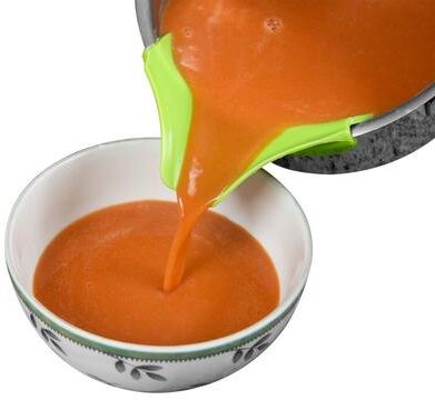 Inspire Daily Merch Mess Free Slip On Pour Spout Silicone Clip On For Pots Pans And Bowls Single Pouring Spout Mess Free Slip On Pour Spout Silicone Clip On For Pots Pans And Bowls Single Pouring Spout