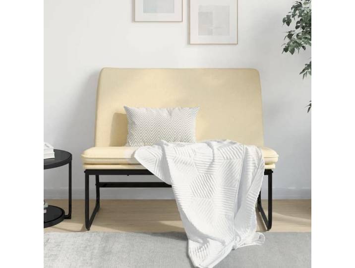 Banquette intérieure moderne Banc Crème 100x75x76 cm Tissu(4501）