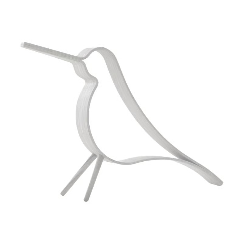 Cooee Design Woody Bird decoratiebeeld groot wit
