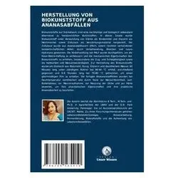 Herstellung Von Biokunststoff Aus Ananasabfällen, Fachbücher von EKANT LOUR, Anwesa Sarkar