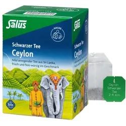 CEYLON schwarzer Tee Bio Salus Filterbeutel 15 St