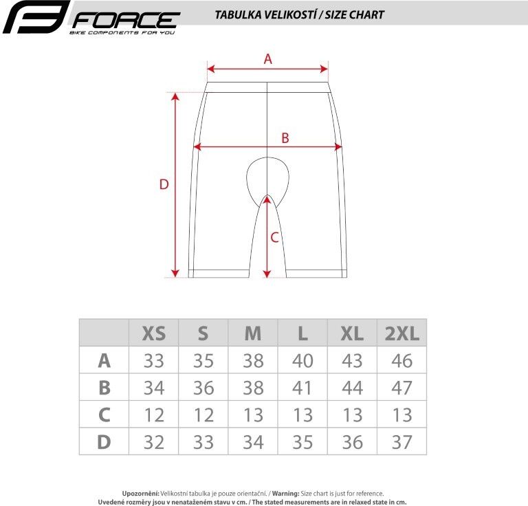 Force Boxer intimo con fondello  INNER PAD SUPPORT