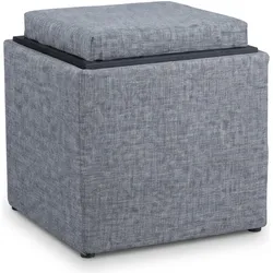 Relaxdays, Hocker, Sitzhocker (40.50 x 40.50 x 42 cm)