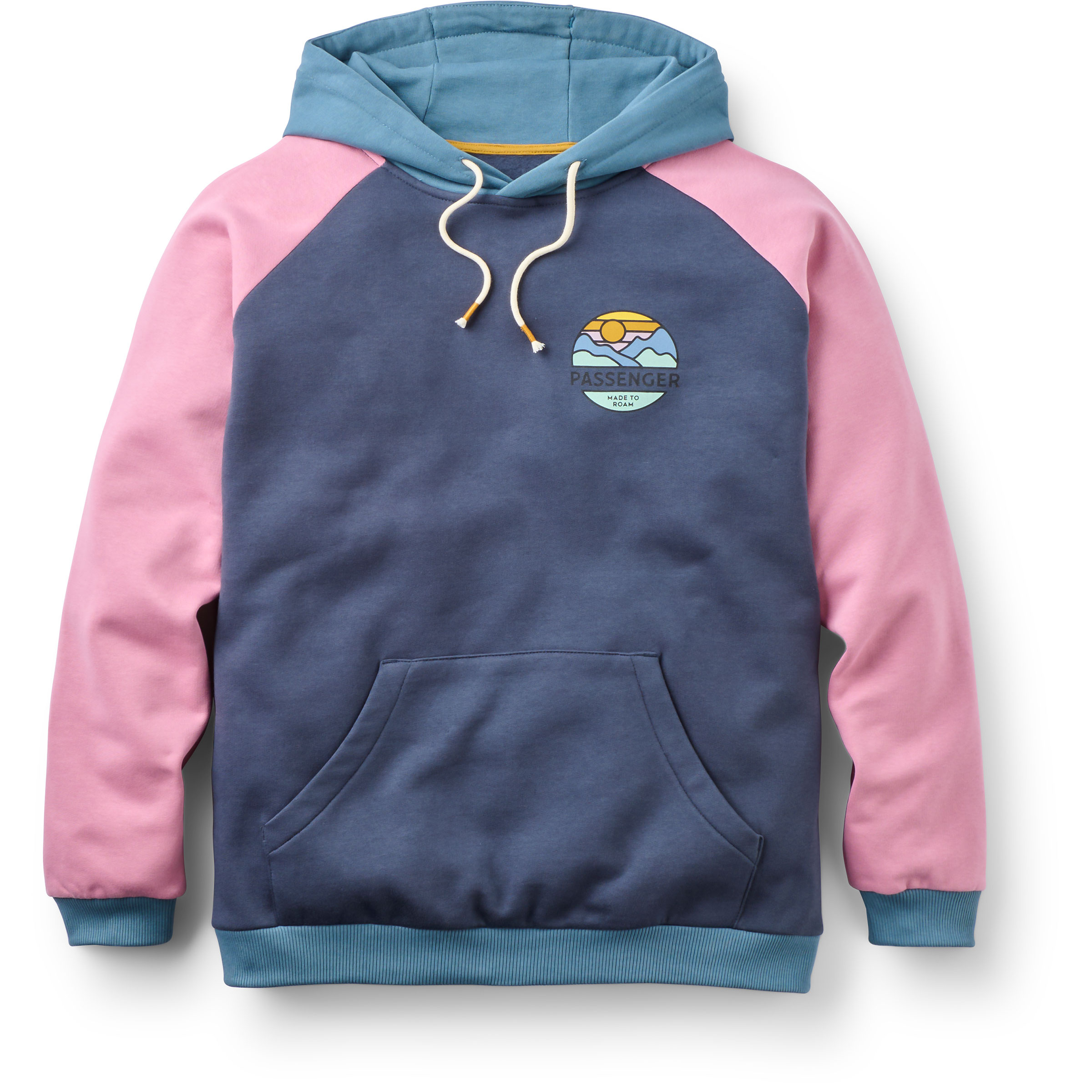 Passenger Riser Organic Cotton 2.0 Damen Hoodies blau Größe L Lifestyle Widerstandsfähig