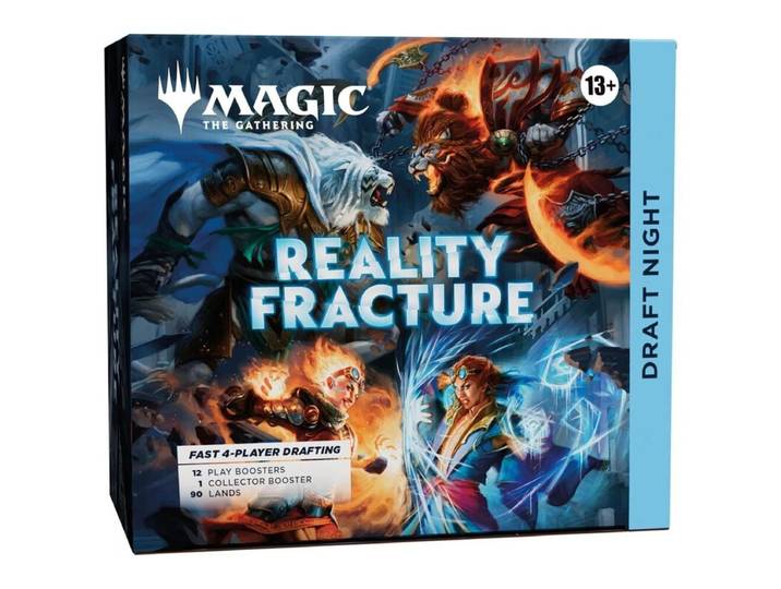 Magic: The Gathering - Réalité fracturée - Draft Night 12 boosters de jeu + 1 booster collector - Version anglaise