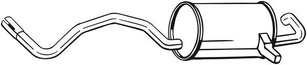 Bosal Endschalldämpfer 279-569 Für Renault