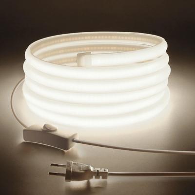 Uplift Picks Super Bright COB LED Strip Light 110V 220V With Switch natural 110 V (us Plug) 28m