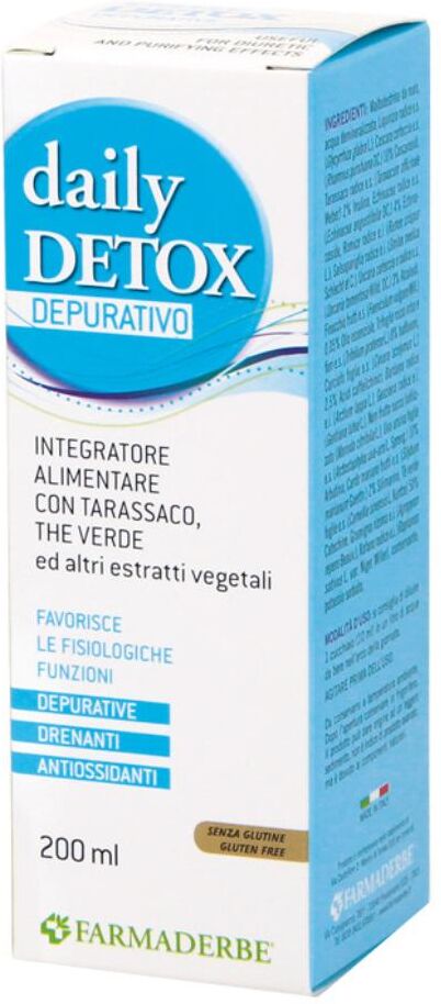 FARMADERBE Srl DAILY DETOX SCIR 200ML  FDR