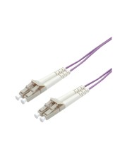 ROLINE LWL-Kabel 50/125 OM4 LC/LC violett 7m Kabel 7 m Glasfaser LWL (21.15.8754)