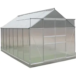HC Garten & Freizeit Alu-Gewächshaus, ca. 443 x 244 x 210 cm