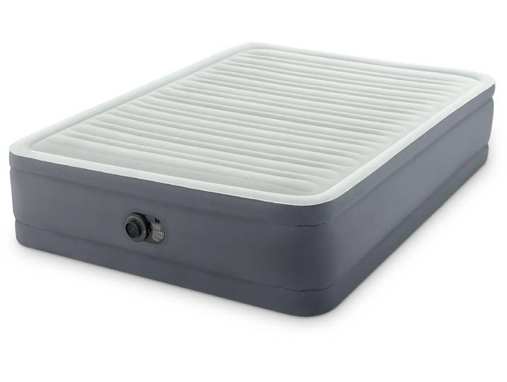 Luftbett INTEX Intex PremAire I Queen 152 , grau, B:152cm H:46cm L:203cm, PVC, Luftbetten, Luftbett