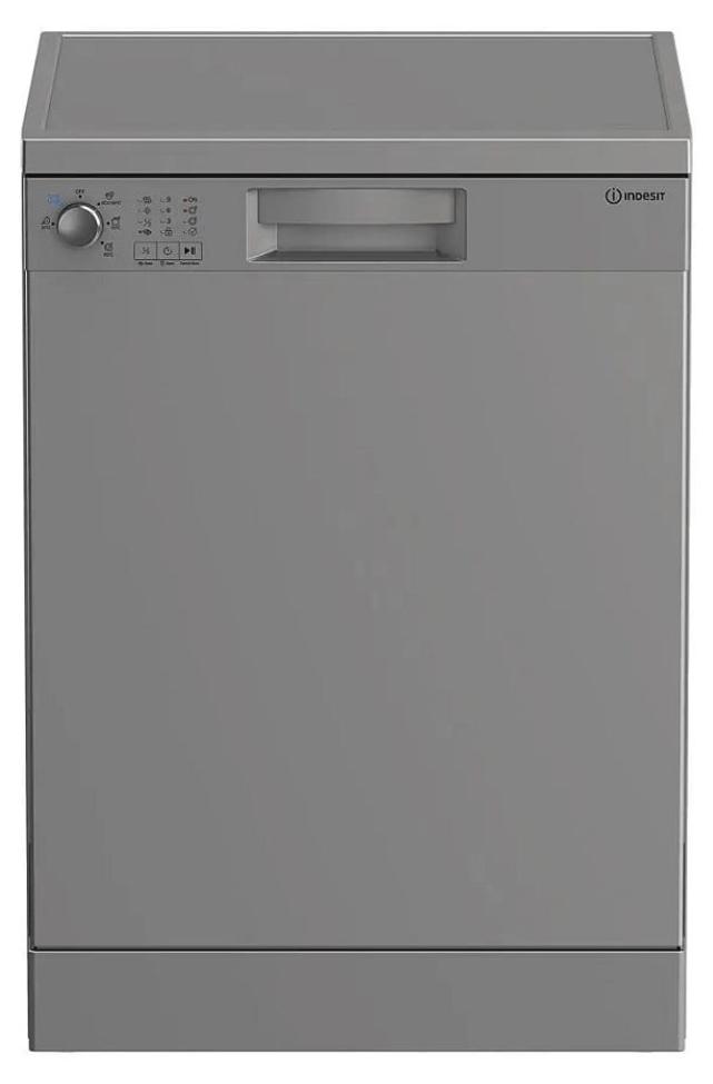 Indesit IN2FE13DT9S, Freistehend, Standardgröße (60 cm), Silber, Silber, Tasten, Drehregler, kalt