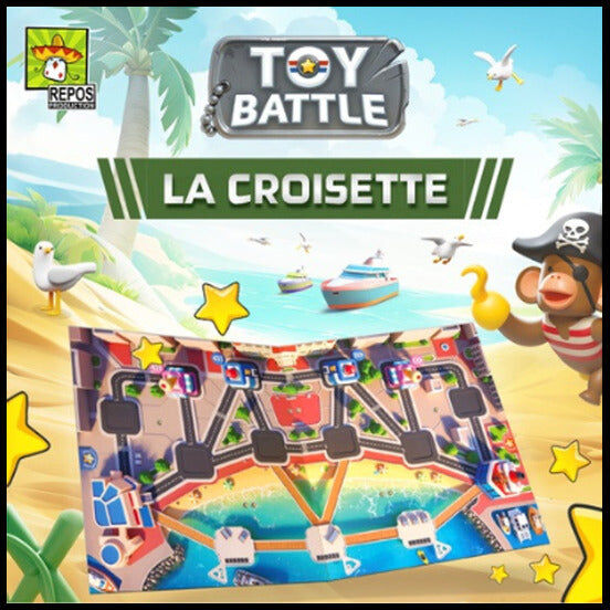 Toy Battle Goodie Board La Croisette for Board Game, Ages 6+, Compact, Asmodee