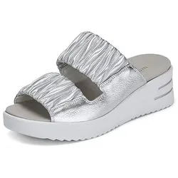 Plateau-Pantolette Dina Waldläufer silber, 39