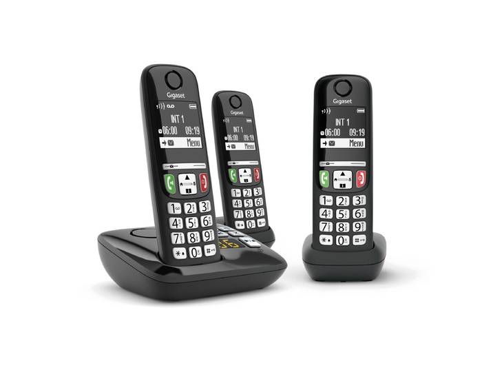 Gigaset A735A Trio Huistelefoon Zwart
