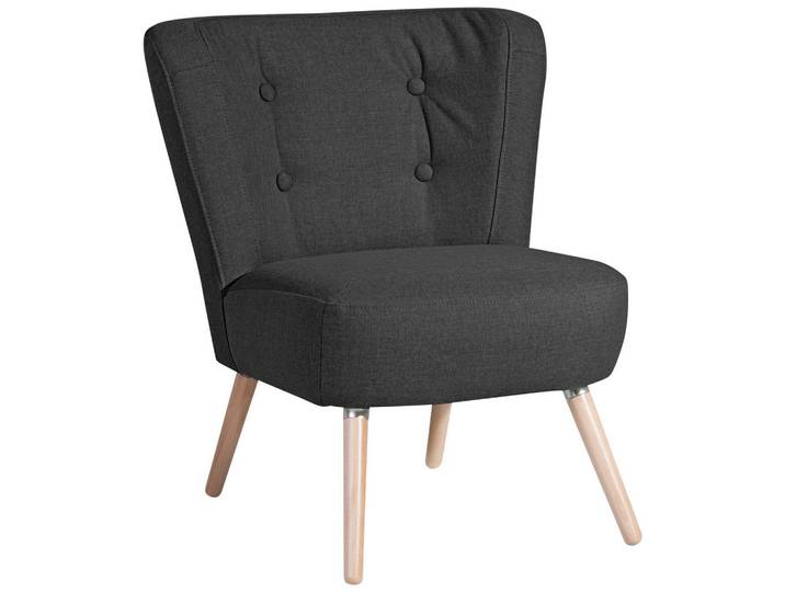 Max Winzer Sessel, Schwarz, Holz, Buche, 69x80x68 cm, Goldenes M, Made in Germany, Wohnzimmer, Sessel, Sessel