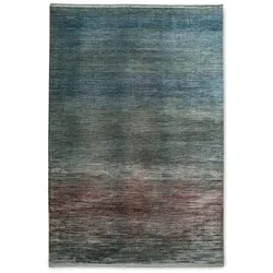 Webteppich Besancon Limite 240 x 340 cm Polyester Blau