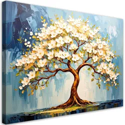 LEINWANDBILD Baum des Lebens Blühende Zweige 120x80cm