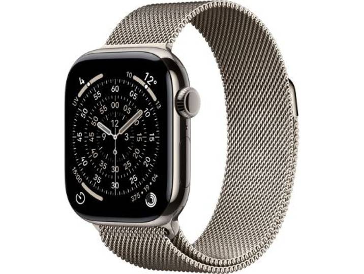 Apple Watch - Montre Connectée 42mm Tit Naturel Milan Serie 11 Cellular