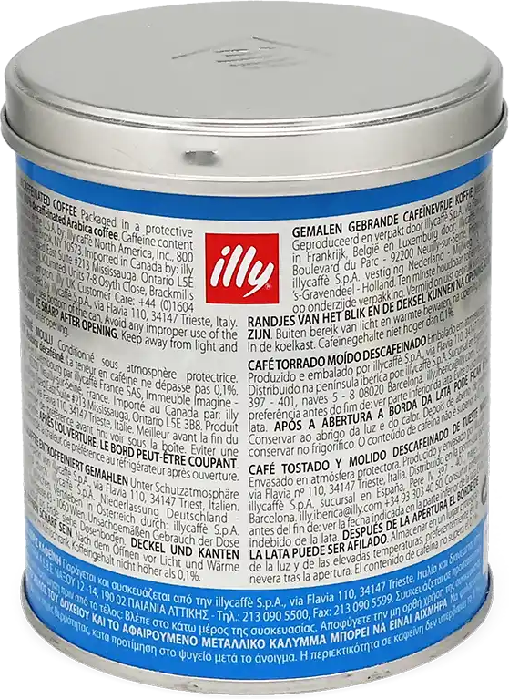 illy   Décaféiné - 125 g. Café moulu