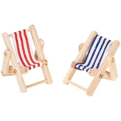 Mini-Liegestühle, 5 cm, 2 Stück