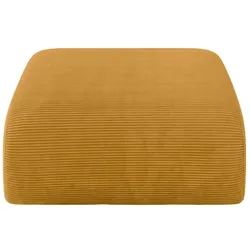POUF MIRA-PUF 91x89x40 Senfgelb cm Cord Modular Sitzhocker