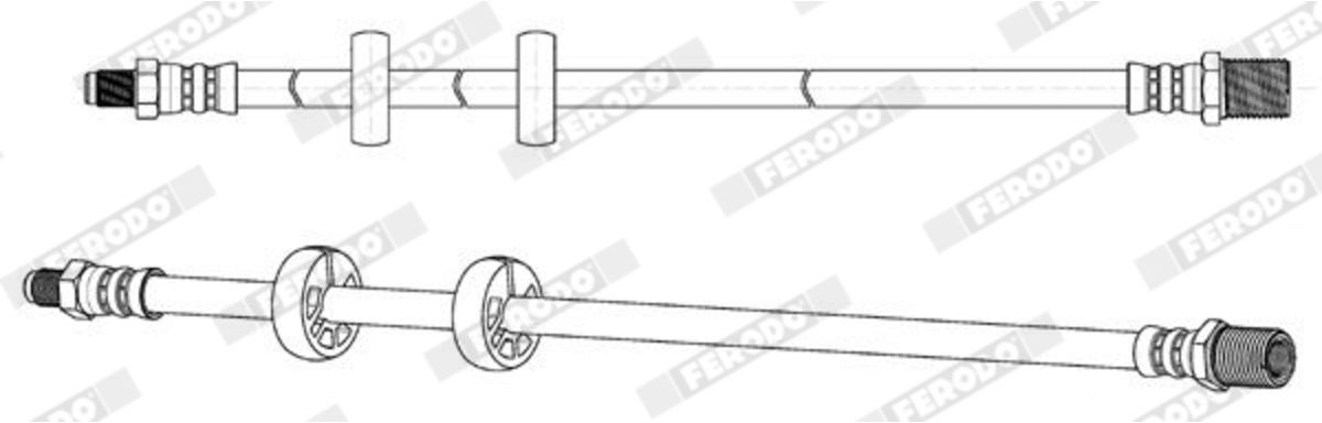 Bremsschlauch FERODO FHY2795