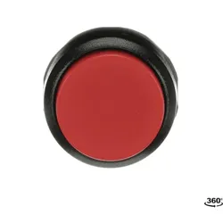 ABB MP3-10R Drucktaster, rot, hoch-tastend, Frontring, Kunststoff schwarz nicht beleuchtbar