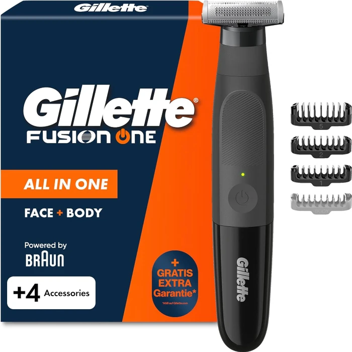 Braun Gillette One Hybrid Trimmer & Rasierer (schwarz)