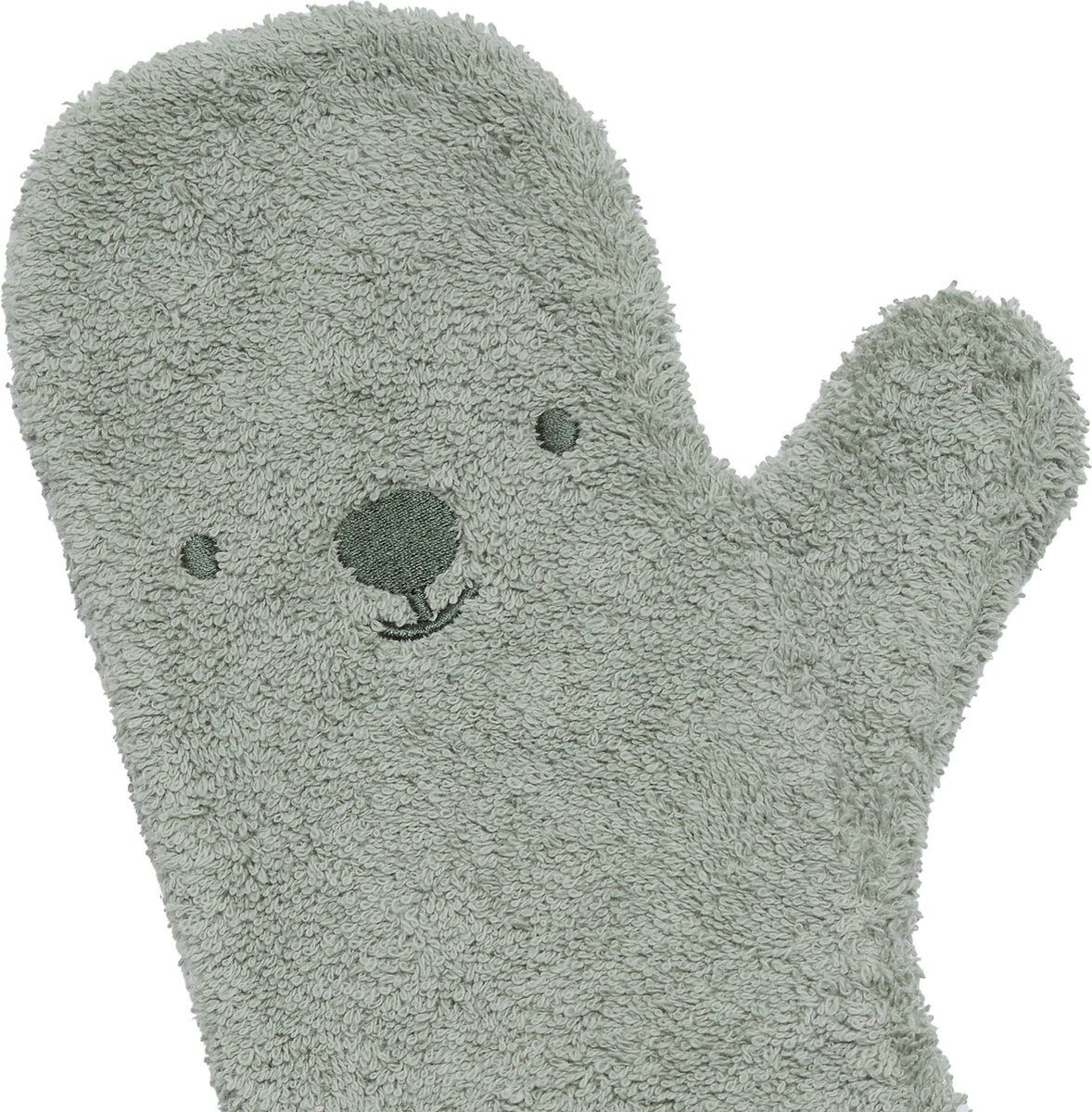 Nifty Original Baby Shower Glove - Baby douche handschoen voor betere grip - Olive