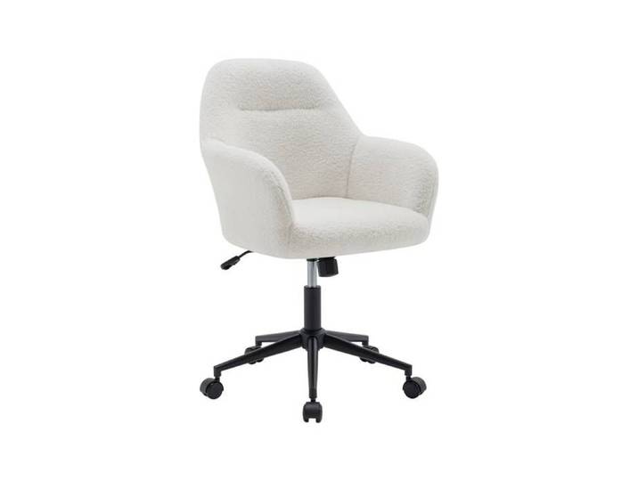 sweeek - Chaise de bureau à roulettes ajustable métal et bouclette STAN