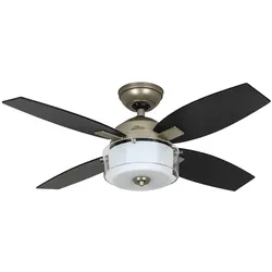 Deckenventilator Central Park Zinn mit Licht