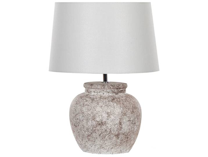 Lampe à poser céramique beige