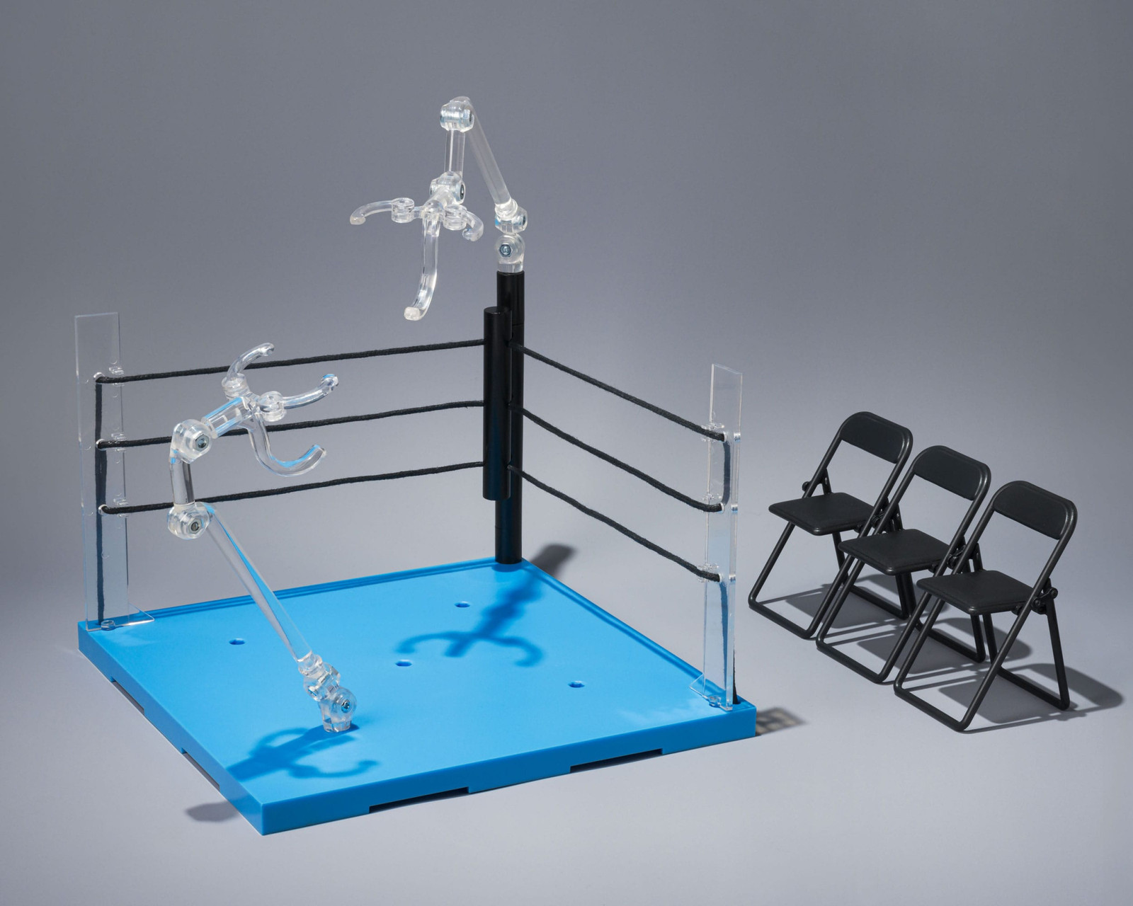 Bandai Tamashii Nations Tamashii Stage accessoires: Act Ring, hoekstuk en inklapbare stoel, neutrale versie