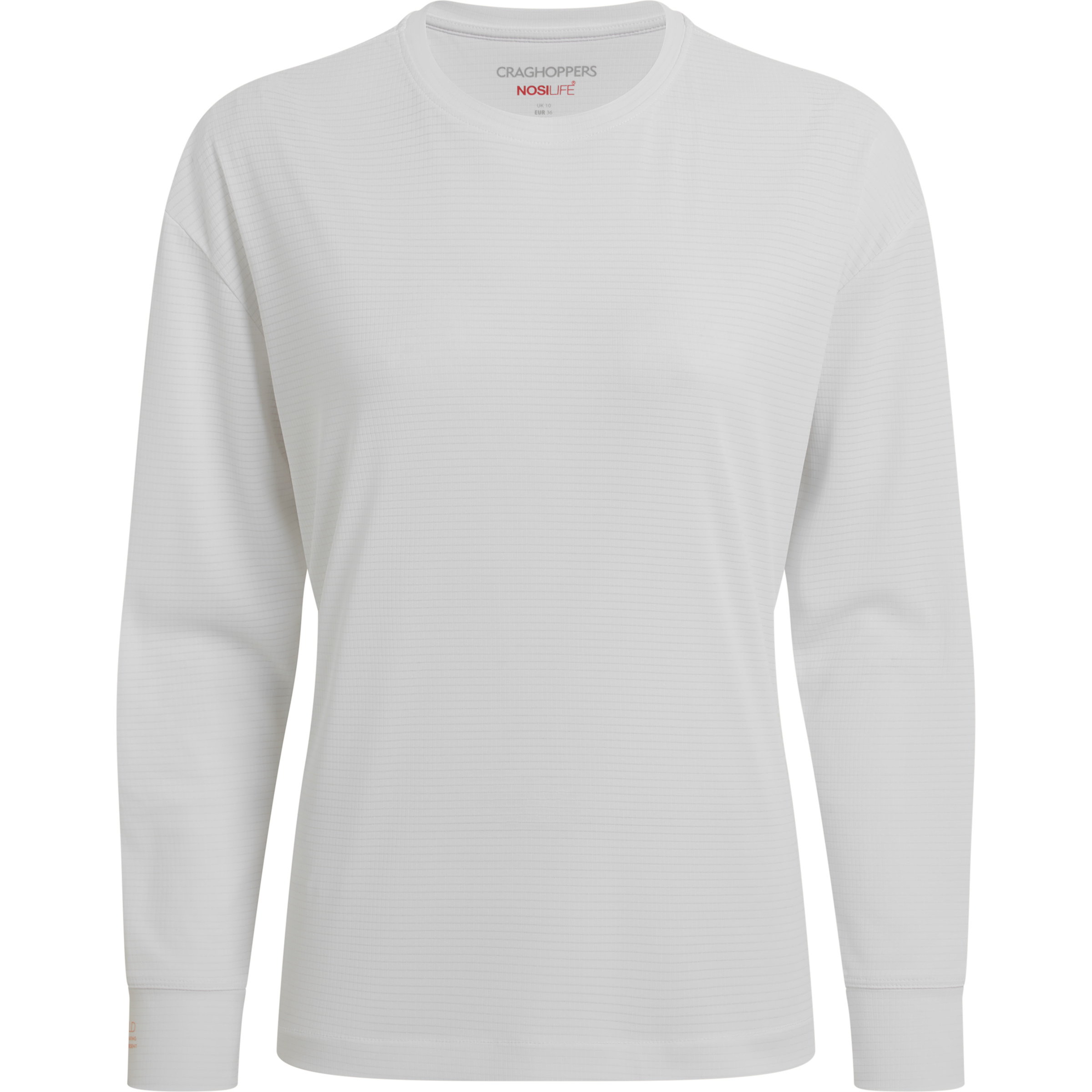 Craghoppers Nosilife Solarshield+ Damen Longsleeves grau Größe M Camping Elastisch