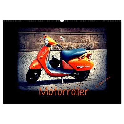Motorroller (Wandkalender 2027 DIN A2 quer), CALVENDO Monatskalender